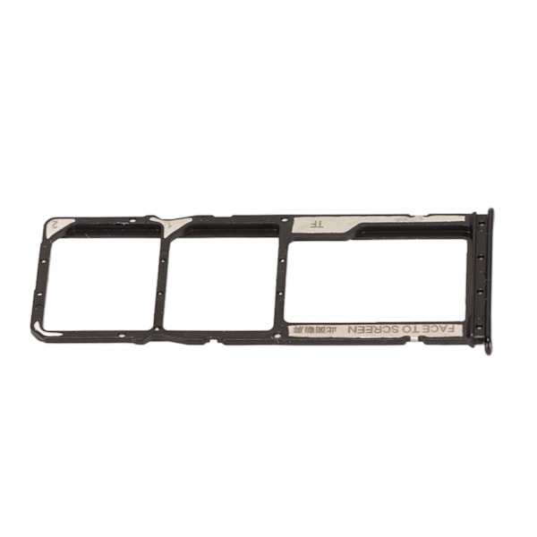 Dobbelt SIM-kortbakke Plast SIM-kortbakkeholder med kortstift til Xiaomi Redmi Note 10 Black