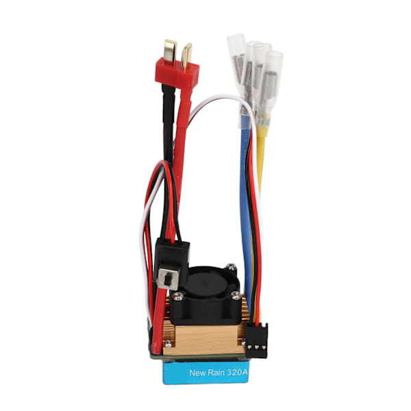 320A dobbeltveis børstet ESC med vifte 3A 5V 3 moduser vanntett universell multippel beskyttelse RC båt ESC 1 til 2