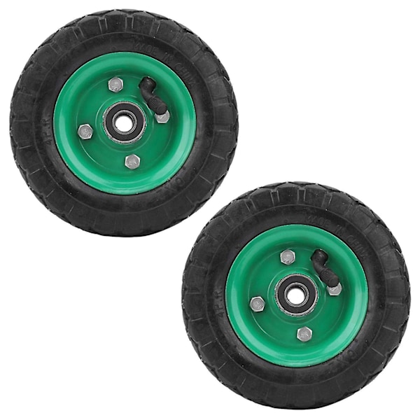 2x Oppusteligt Dæk Slidstærkt 6in Hjul 150mm Dæk Industriel Kvalitet Vogn Trolley Dæk Hjul 25-B10