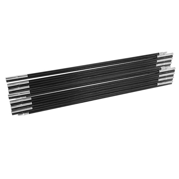 4,9M Fiberglas Camping Tältstång Stänger Utomhus Stödstänger Markisramar Kit