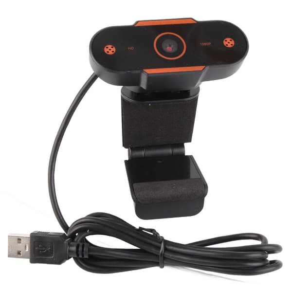 Webkamera Full HD 1080P for PC, USB-kamera for direktesending, videoopptak og konferanser