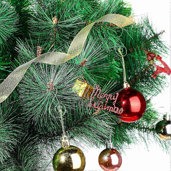 200 Stycken Julgranskrokar Julgransprydnader Hängare Jul S Krokar med Dragkedjeväska