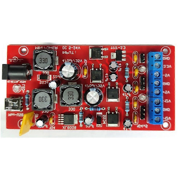 USB Kaksoisvirtalähdemoduuli 5-24V - ±12V ±5V 3.3V Useita lähtöjä