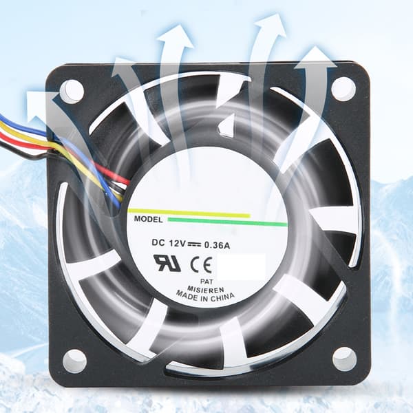 6cm 12V 0.36A Køleventilator 5400RPM Lav Støj Køler Køleplade til Computer CPU