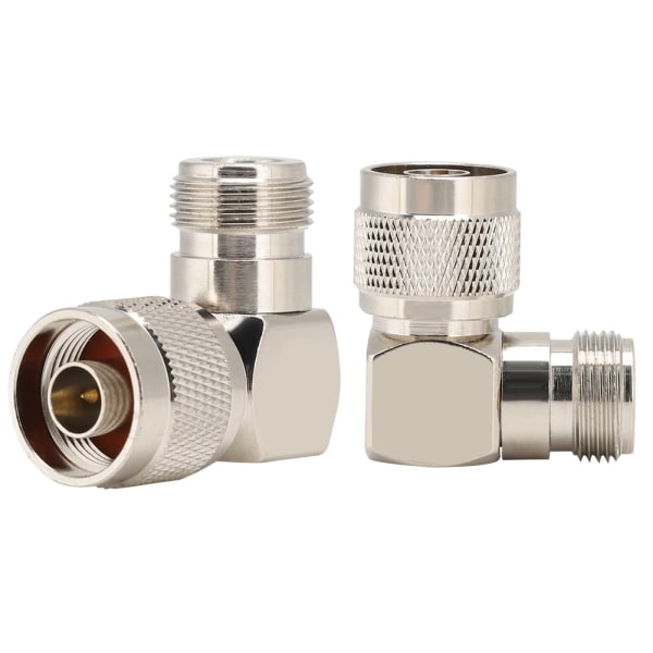 2 STK N han til N hun albue adapter RF koaksial adapter stik til radioantenne
