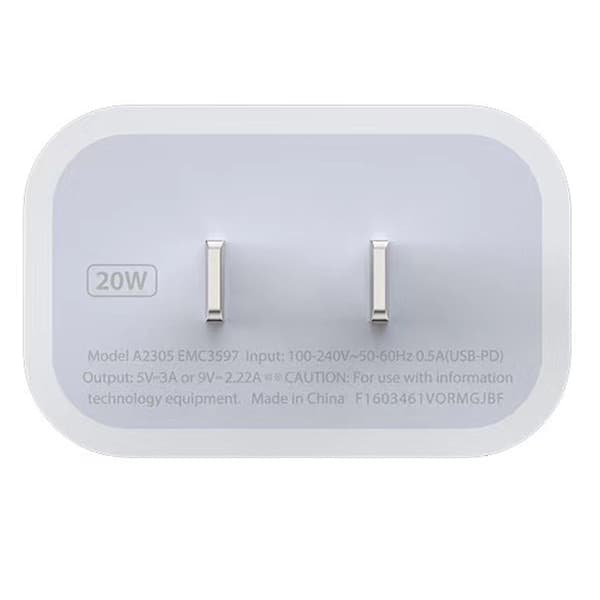 PD 20W strømadapter hurtigladehode for iPhone 12 13 mobiltelefonladerblokk