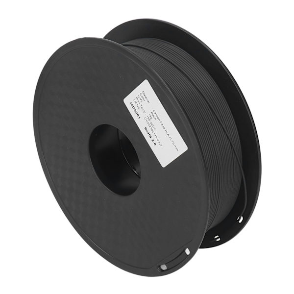 1,75 mm PLA-filament med kulfiber - Glattere ekstrudering, hurtig udskrivning, god sejhed - 3D-printerfilament
