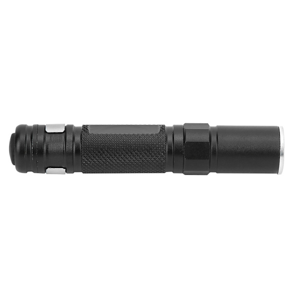 Utomhus Bärbar Mini LED Ficklampa Teleskopisk Pen Form Ljus Ficklampa för Emergencyblack