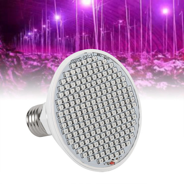 Højeffektiv 24W E27 LED Vækstlys til Hydroponiske Blomster og Grøntsagsplanter