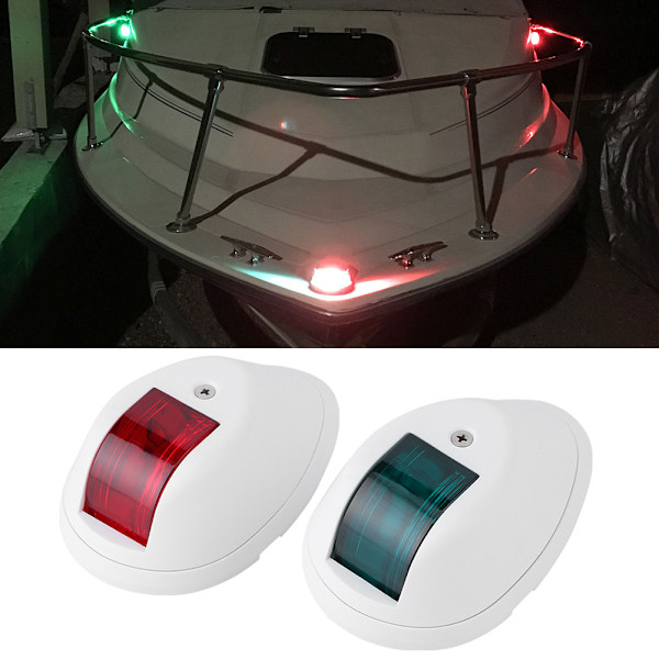 DC12V-24V 3W LED-navigointivalo, signaalilamppu, IP66, vedenpitävä, merialuksille, veneille ja jahdeille, valkoinen