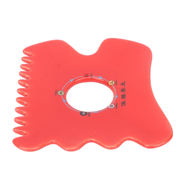 Skin Gua Sha Board Förbättra cirkulationen Olika kanter Keramisk skrapbräda för benrygg