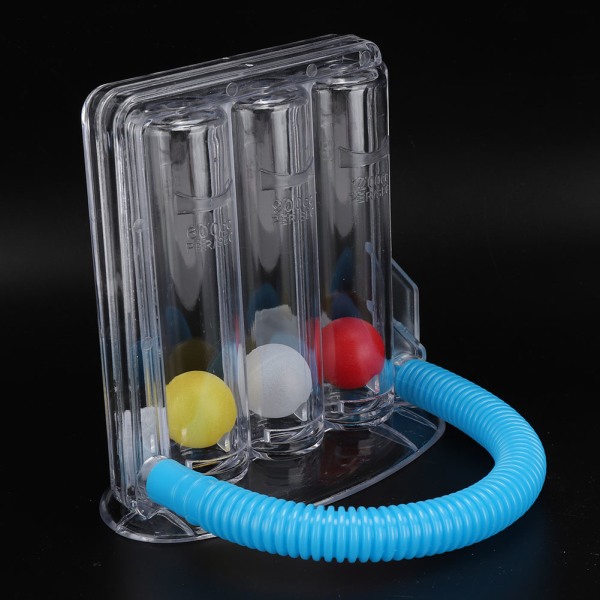 Syvähengityskeuhkoharjoittajan kannustinspirometri-hengityksen mittausjärjestelmä, tyyppi A, 3 pallon yksiimu