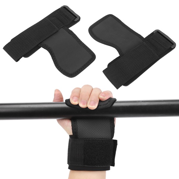 Dobbelt T-form skridsikker håndbeskytter håndledsbeskyttelsesbånd til vægtløftning håndvægttræning (plus størrelse)