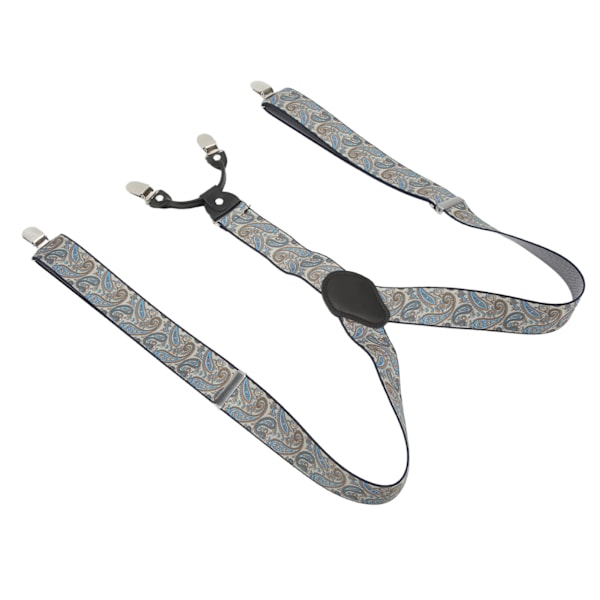 Herres seler 1,4x45,3in robuste holdbare metalclips Y-ryg stor komfort justerbare herre seler til voksne