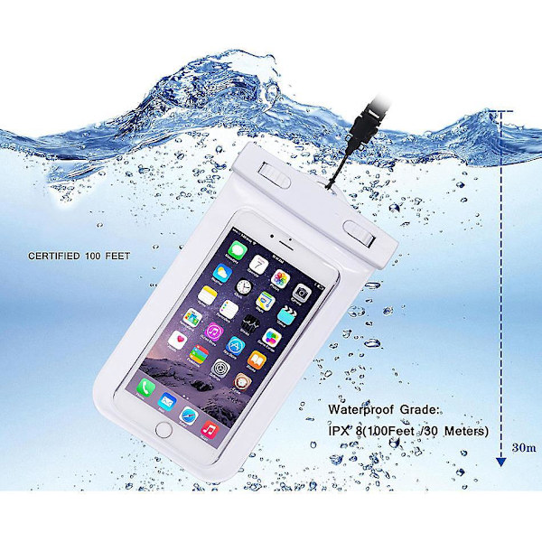 Vedenkestävä puhelinpussi iPhone 11 Pro XS XR X 7 8 Plus Samsung S9 S8