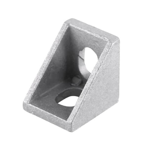 10 stk. L-formede hjørnefester i aluminiumslegering, rettvinklet feste 20x20mm