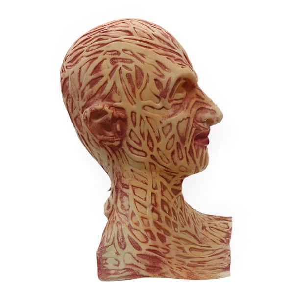 Halloween-festdräkt skräckmask för vuxna Freddy-mask läskig dans karneval cosplay zombie-mask