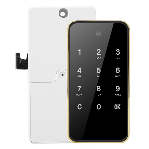 Sähköinen salasanalukko Smart Keyless digitaalinen kosketusnäyttö arkistokaappilokeroon SaunaGold