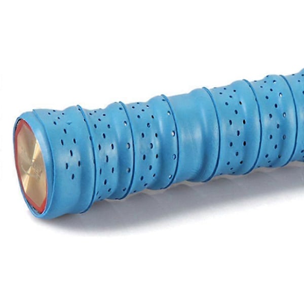 Badminton Tumgrepp, Andningsbart Halkfritt PU-gummi Tennisracket Tumgrepp, Fiskformat Klibbigt Handgrepp 1st Vit
