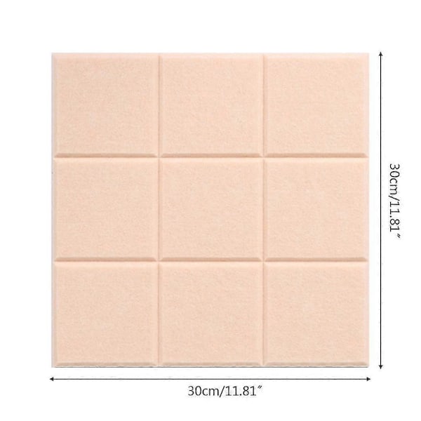 Filttavla Anslagstavla 30x30cm Vägg Fotodisplay Filttavla Zekai Ljusgrå