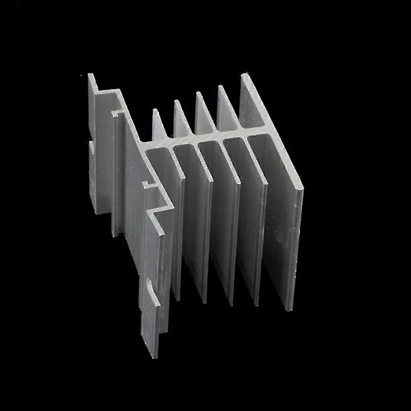 1 stk. Enkeltfaset Solid State Relæ SSR Køleplade Aluminium Dissipation Radiator