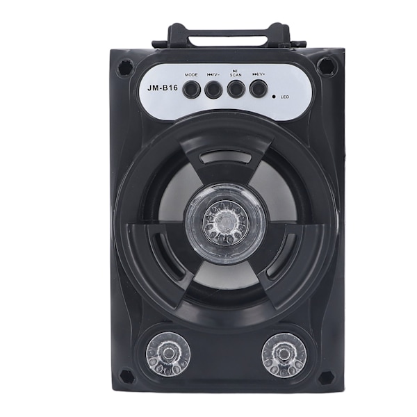 Mini kannettava Bluetooth-kaiutin, raskas basso, musta, sisäänrakennetulla akulla kotiin, juhliin, matkoille