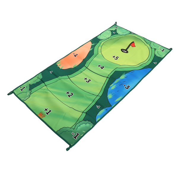 Interaktivt kastspel med chipping-spelmatta, rullbar och bärbar, 0,3 cm tjock