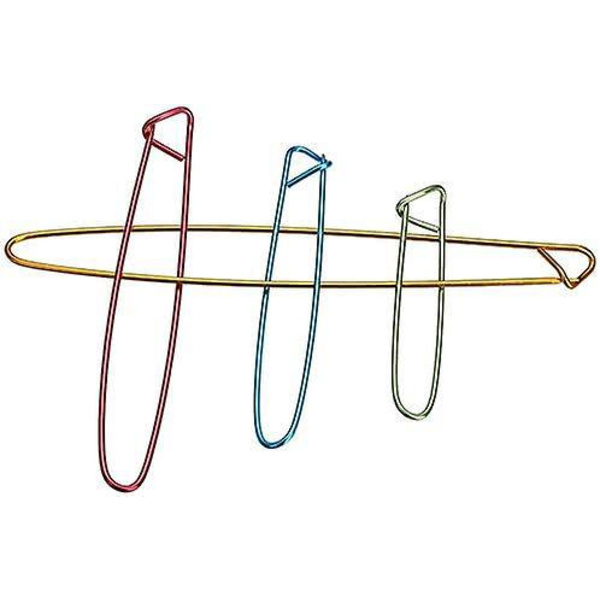 Aluminiumstygnstoppar - Set med 8 stickor - Viktiga virkningsverktyg - 4 storlekar - Slumpmässig färg