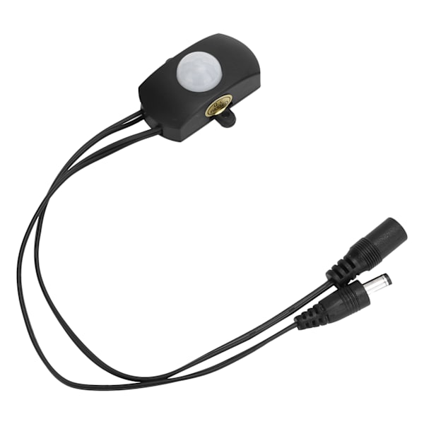 DC6V-24V LED-strimmel Infrarød Menneskekrop Detektor Sensor LED Infrarød Kropssensor Sort