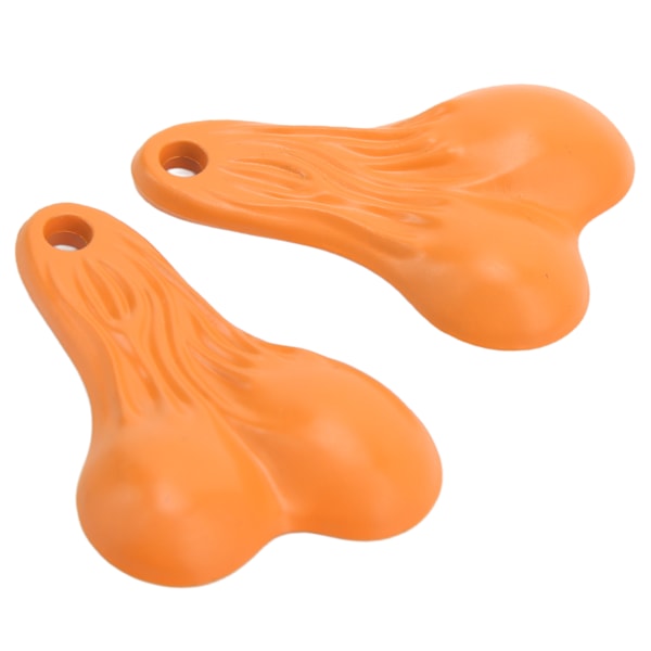 2PCS RC-bilkulmutter i zinklegering, hängande lastbilskulmuttrar för 1/10 bilmodelldekoration utomhus orange
