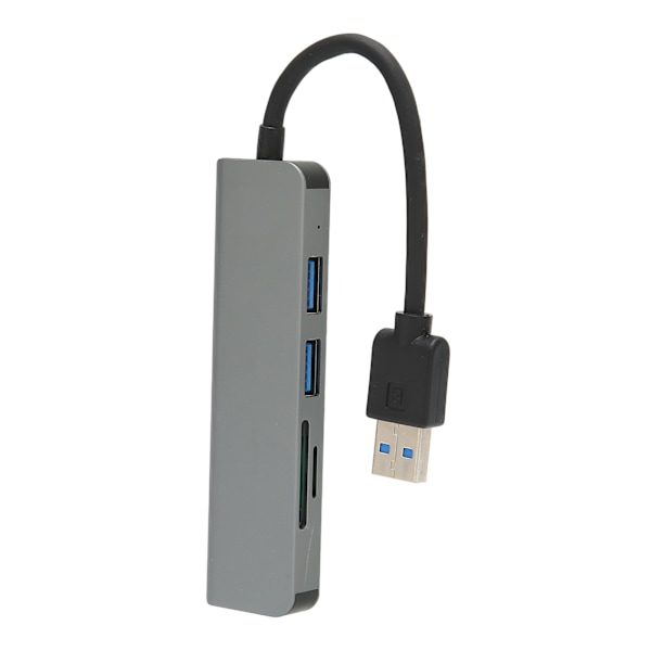 5 i 1 USB-hub 5 Gbps 3 USB-porte USB-dockingstation med TF-lagerkortlæser til pc-printer, bærbare computere, USB-flashdrev
