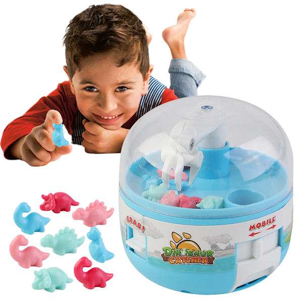 Mini klo-maskin dinosaurleker for barn Dinosaur-premierer Klo-maskin-spill med 8 små dinosaurer Bursdagsgaver for gutter og jenter