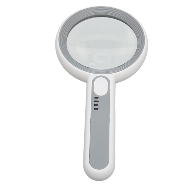 Lighted Magnifying Glass 5X 12X Ergonomisk Touch Switch LED Light 3 Modes Håndholdt Lup til Seniorer Læsning Smykker