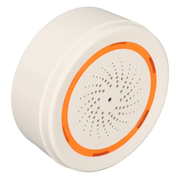 Smart Sirene Alarm 90dB Lyd- og Lyssensor APP Fjernkontroll Hjemmesikkerhet Trådløs Alarm for Zigbee Gateway
