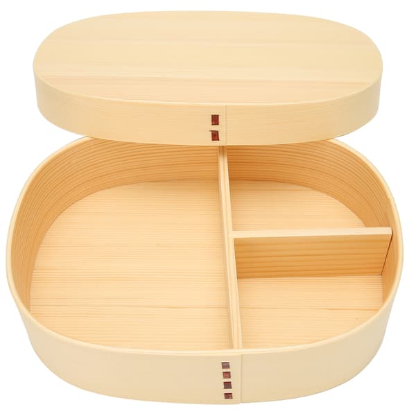 Matlåda Bärbar Japansk Stil Enkellager Trämat Sushi Behållare Serviser