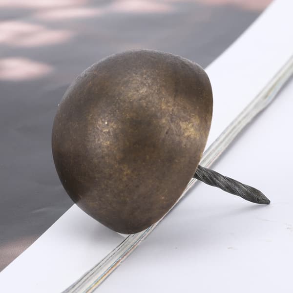 4 stk møbelspiker med rundt hode, antikk messing, dekorative sofa- og møbeltilbehør 3cm-6cm4cm bronse