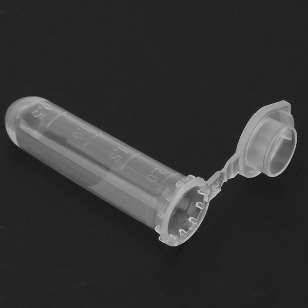 0,5ml/2,0ml/10ml Centrifugerør Plasthætteglas Opbevaringsbeholder Reagensglas til laboratorium (2ml)