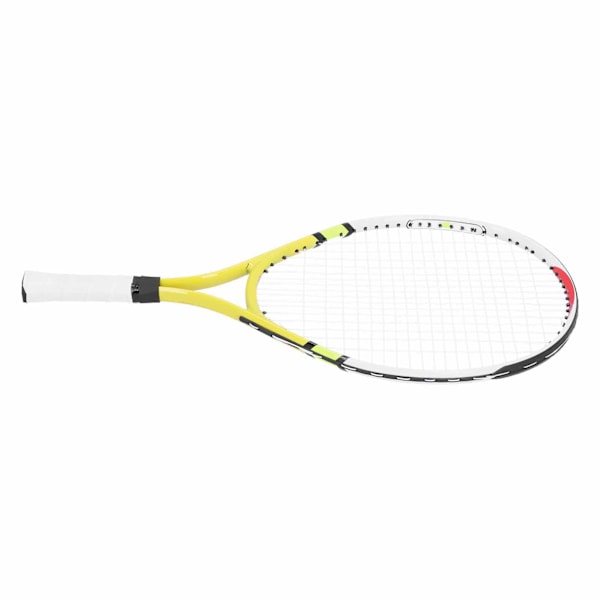 Regail Tennisracket for tenåringer - Aluminiumlegering ramme - Tennisracketsett for barn til trening - Gul