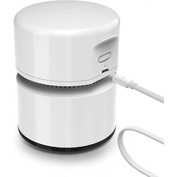Håndholdt Støvsuger, Mini Støvsuger, USB Genopladelig, 120 Minutters Driftstid, 360 Trådløs Håndholdt Støvsuger (Hvid)_SZXM