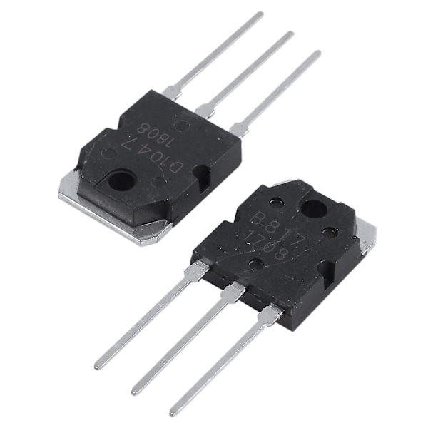 2 silisium transistor - D 1047 + B 817, 200 V, 12 A-B13