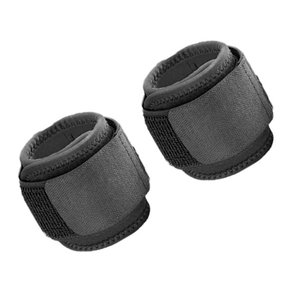 2 st sport handledsskydd svart nylon kardborreband hög elasticitet vuxen handledsstöd för basket fotboll löpning