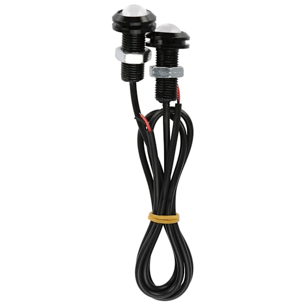 10kpl 10W 18mm White Eagle Eye FOG DRL LED moottori auton pään hännän takamerkkivalo