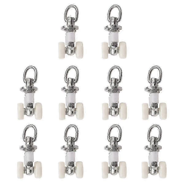 2025 10-pack Curtain Track Gliders for Window Shower Curtain, Bathroom and Balcony Hanger