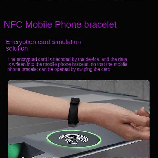 NFC Læse-Skrive Enhed, Kortlæser, Krypteret Adgangskontrol Dekoder, Kompatibel med Bluetooth ICID Telefon