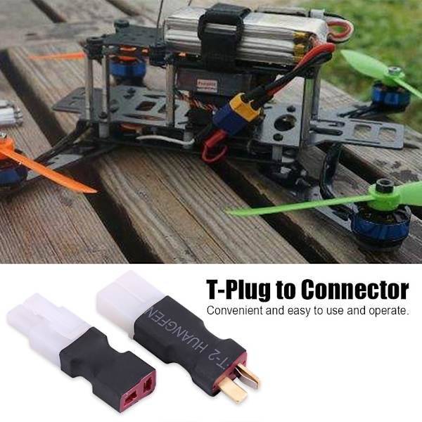 T-Plug naar Tamiya mannelijke + T-Plug mannelijke naar Tamiya vrouwelijke connectoren RC batterijstekker