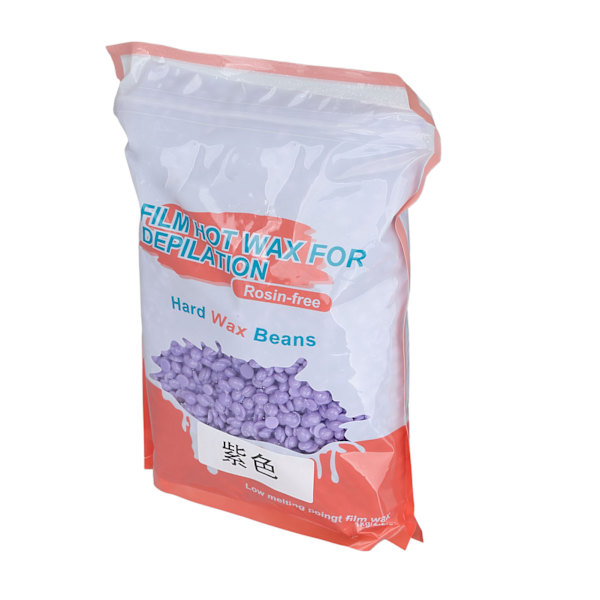 Hårfjerning voksperle Menn Kvinner Sikker Mild Hard Wax Bean for Face Bikini Ben Underarm 35.3oz Lilla