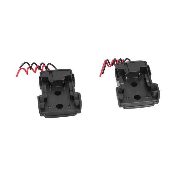 2 sæt batteriadaptermonteringsholder dock strømkildekonverterstik til Milwaukee M18 18V