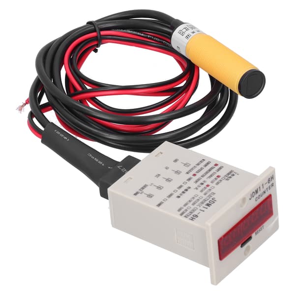 BERM Digital Display Tæller Elektronisk Industriel Sensor Automatisk Induktion BEM‑6H‑30E4‑CTDC12‑24V