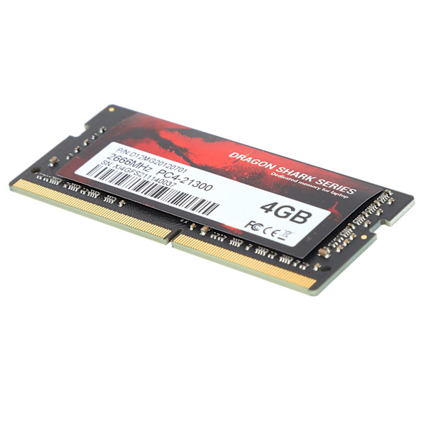 Bærbar hukommelse PC4‑21300 RAM hukommelsesopgraderingskit Kompatibel med DDR4‑2666MHz Notebook4GB
