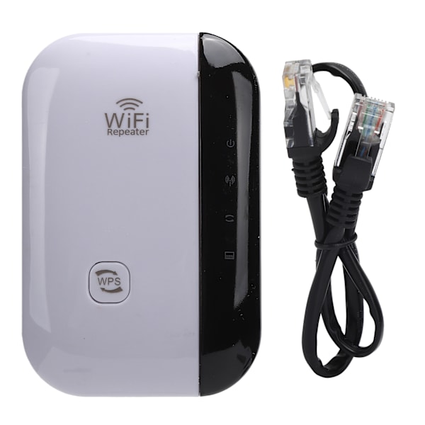 WiFi-kantaman laajentaja, signaalinvahvistin, toistin, tukee 2,4 GHz WLAN 300M 110-240VUS-pistoke